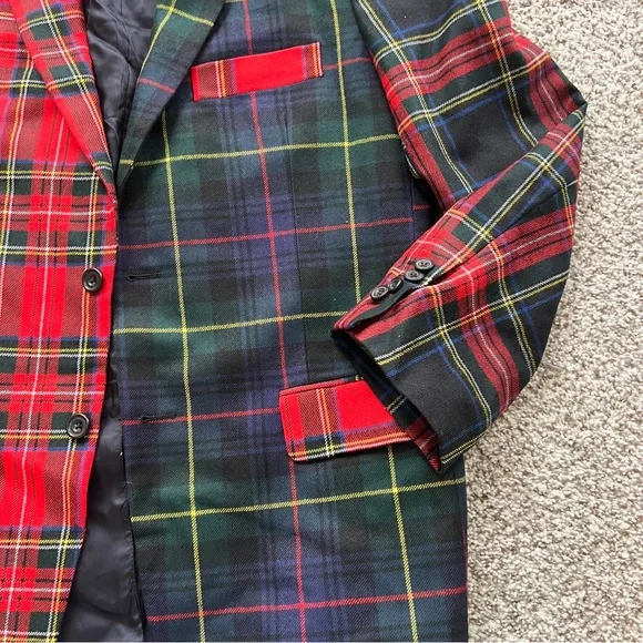 Vineyard Vines Party Tartan Wool Heritage Blazer 42R